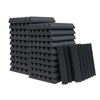 Picture of KTOESHEO 24 Pack Acoustic Panels,2" x 12" x 12"Sound Proof Foam Panels for Wall,Fireproof Absorbing Noise Cancelling Panels,to Absorb Noise and Eliminate Echoes. (24 black)