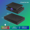 Picture of JBER 2 Pack Acoustic Isolation Pads, Studio Monitor Speaker Isolation Foam Pads, High Density Acoustic Foam Suitable for 3-4.5 Inch Speakers for Sound Improvement Prevent Vibrations (8 * 6.3 * 1.4")