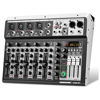 Picture of 6 Channel Audio Interface Sound Board Mixing Console 16-Bit DSP DJ Mixer Audio Reverb Effect +48V Phantom Bluetooth Studio Audio Mixer For Karaoke Studio Streaming Recording
