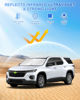 Picture of Canvcle Sunshades for Chevrolet/Chevy Traverse 2018-2023 Accessories Windshield Sun Shade Side Rear Window Shade Cover Sun Visor Shield Privacy Protection Keep Vehicle Cool Black 8PCS