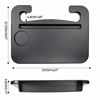 Picture of Qlhshop 3 in 1 Car Steering Wheel Desk - Steering Wheel Tray with Car Seat Gap Filler Organizer | Car Food Tray Table for Eating Driver | Car Desk for Laptop Mount, Road Trip Essentials for Adults