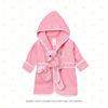 Picture of Spasilk 100% Cotton Hooded Terry Bathrobe with Booties, Pink Fish, One Size