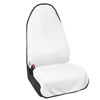 Picture of DECKALY Waterproof Sweating Car Seat Cover for Post Gym Workout, Running, Swimming, Beach and Hiking, Universal Fit Non-Slip Bucket Seat Protector for Cars SUV Trucks, Machine Washable (White)