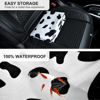 Picture of DECKALY Waterproof Sweating Car Seat Cover for Post Gym Workout, Running, Swimming, Beach and Hiking, Universal Fit Non-Slip Bucket Seat Protector for Cars SUV Trucks, Machine Washable (1pcs-Cow)