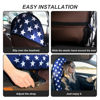 Picture of DECKALY Waterproof Sweating Car Seat Cover for Post Gym Workout, Running, Swimming, Beach and Hiking, Universal Fit Non-Slip Bucket Seat Protector for Cars SUV Trucks, Machine Washable (Star)