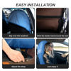 Picture of DECKALY Waterproof Sweating Car Seat Cover for Post Gym Workout, Running, Swimming, Beach and Hiking, Universal Fit Non-Slip Bucket Seat Protector for Cars SUV Trucks, Machine Washable (Light Blue)