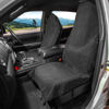 Picture of Leader Accessories 2pcs Grey Waterproof Towel Auto Car Seat Cover Protector Machine Washable - Fit Yoga Running Crossfit Athletes Beach Swimming Outdoor Sports