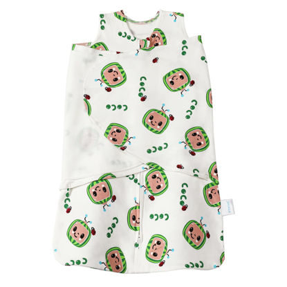 Picture of Ftikvo Swaddle-Blanket Baby Girl & Boy Swaddles Newborn Infant Transition Safe Wrap Blankets (Watermelon 3-6 Month)