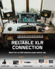 Picture of ALABS XLR Condenser Microphone, Professional Cardioid Recording Microphone Kit with 25mm Diaphragm for Streaming, Podcasting, Singing, Vocal, Studio Mic with Boom Arm, Pop Filter (AC22)