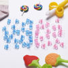 Picture of Mini Pacifiers for Baby Shower Game, 150 Plastic Pacifiers for Baby Shower Decoration, Cute Baby Shower Pacifiers, Gender Reveal Party Table Scatter/Hunt Baby Shower Game Props(75 Blue + 75 Pink)