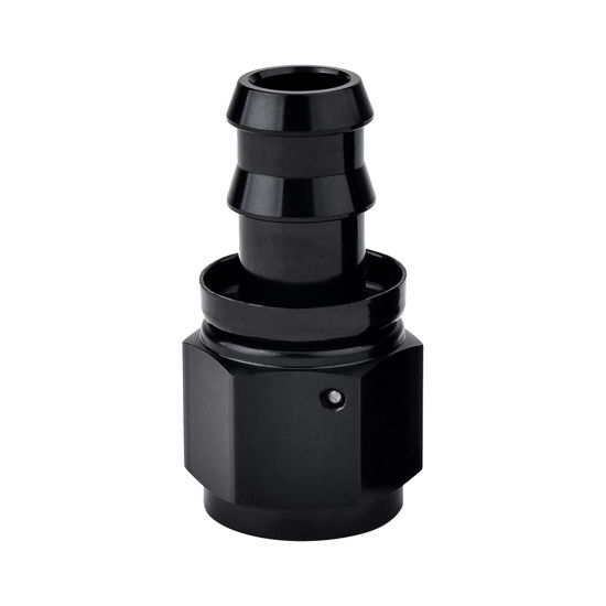 Picture of EVIL ENERGY 8AN Straight Push Lock Hose Fitting End Black