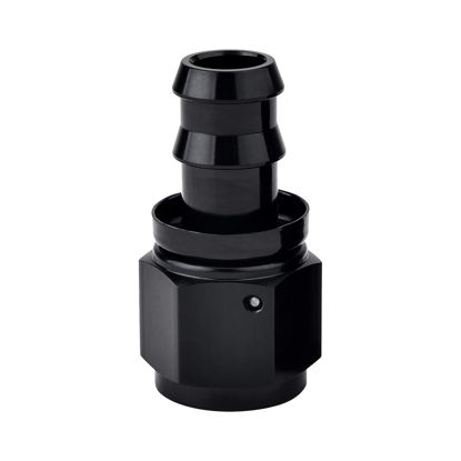 Picture of EVIL ENERGY 6AN Straight Push Lock Hose Fitting End Black