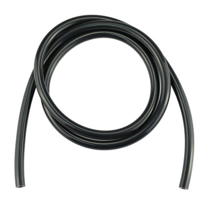 Picture of Ucreative 5FT ID 1/4" (6mm) High Temperature Silicone Vacuum Tubing Hose 130PSI Max Pressure Black