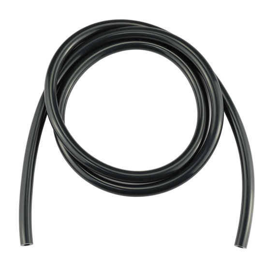 Picture of Ucreative 5FT ID 1/4" (6mm) High Temperature Silicone Vacuum Tubing Hose 130PSI Max Pressure Black