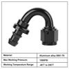 Picture of EVIL ENERGY 10AN 150 Degree Push Lock Hose Fitting End Black