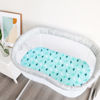 Picture of Bassinet Sheet 4 Pack for Baby Boys or Girls, Bassinet Sheets Ultra Soft Universal Fit for Most Rectangle, Oval, Hourglass Bassinet Mattress, Bassinet Sheets, Aqua