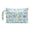 Picture of Bumkins Disney Waterproof Wet Dry Clutch Bag for Baby, Travel, Swim Suit, Cloth Diapers, Pump Parts, Pool, Gym Clothes, Toiletry, Strap to Stroller, Daycare, Zip Reusable Bag, Packing Pouch, Stitch