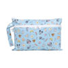 Picture of Bumkins Disney Waterproof Wet Dry Clutch Bag for Baby, Travel, Swim Suit, Cloth Diapers, Pump Parts, Pool, Gym Clothes, Toiletry, Hook to Stroller, Daycare, Packing Pouch, Zip Bag, Mickey and Minnie