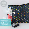 Picture of Bumkins Waterproof Wet Bag for Baby, Travel, Swim Suit, Cloth Diapers, Pump Parts, Pool, Gym Clothes, Toiletry, Strap to Stroller, Daycare, Zipper Reusable Bag, Packing Pouch, Nintendo Super Mario