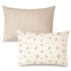 Picture of Konssy Muslin Toddler Pillowcase for 13x18 Pillow, 2 Pack Soft & Breathable Cotton Toddler Pillow Case, 100% Cotton Travel Pillow Covers for Baby Kids (Pear,Cream)