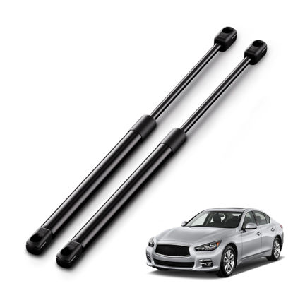 Picture of ARANA Hood Struts Shocks for Infiniti Q50 2014-2021, Front Hood Lift Support Fits 2014-2021 Infiniti Q50 Base/Hybrid/Inspiration/Perfection/Premium/Seduction/Sport Models, 2 Pcs