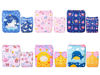 Picture of ALVABABY Baby Cloth Diapers 6 Pack with 12 Inserts One Size Adjustable Washable Reusable for Baby Girls and Boys 6DM105