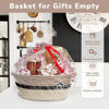 Picture of HiChen Dog Toy Basket Small Baskets for Gifts, Woven Storage Basket for Towels, Baby Basket for Nursery, Dog Toy Bin for Living Room, Toy Storage Organizer Bins, 12 x 8 x 5 inches