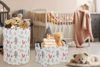 Picture of Essme Kids Laundry Hamper,Animal Hamper Collapsible Canvas Waterproof Storage Bin for Girls, Nursery Hamper,Gift Baskets,toy bins(Grey animal)