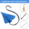 Picture of Cleaning Cloth for Inside Tube Suitable for Clarinet Piccolo Flute Sax Saxophone (Blue)