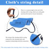 Picture of Cleaning Cloth for Inside Tube Suitable for Clarinet Piccolo Flute Sax Saxophone (Blue)
