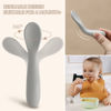 Picture of 6 Pack Baby Spoons, Shorter Length for Self Feeding, First Stage Spoons, Food Grade Silicone, 6+ Months, Baby Training Spoons Infant Spoons, Dishwasher Safe & Boil-proof