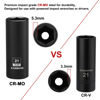 Picture of CASOMAN 1/2-Inch Drive x 21mm Deep Impact Socket, 2PCS Set, 6-Point, Metric, CR-MO
