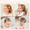 Picture of 20 PCS Snap Toddler Hair Clips - Flower Patterns, Wrapped Mini Barrettes, Cute Hair Accessories for Girls and Infants