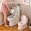 Picture of CheerTry 2-in-1 Toddler Potty Training Toilet - Larger Potty Chair & Detachable Training Seat for Boys & Girls Ages 1-3 with Flushing Sound, Wipes Storage, Toilet Paper Holder