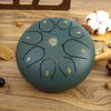 Picture of Eavnbaek Steel Tongue Drum - 8 Notes 6 Inch Steel Hand Drum with Bag, Music Book, Drumsticks, Mallet Holder and Finger Picks, Tongue Drum for Camping, Meditation or Yoga (Green)