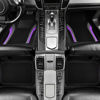 Picture of CAR PASS Leather Sporty Car Floor Mats Carpet,Universal Waterproof Automotive Floor Mat Fit for Sedans, Cars, Mid Trucks, Vans, SUV, Set of 4 (Black and Purple)
