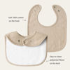 Picture of MairMore 8 Pack Muslin 100% Cotton Baby Bibs for Unisex, Soft and Absorbent Gender Neutral Set for Feeding and Drooling