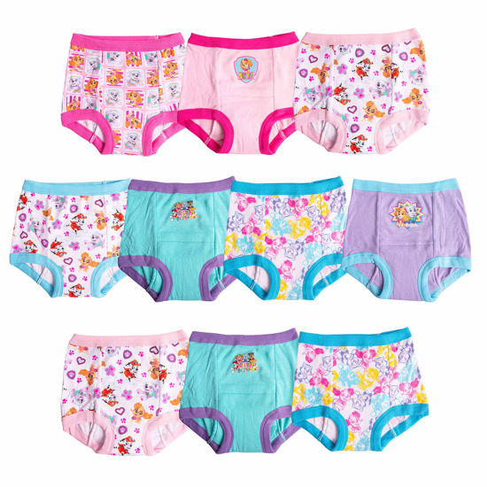 Picture of Paw Patrol Girls Toddler Potty Training Pants With Chase, Skye & More With Success Chart & Stickers Size 18, 2T, 3T, 4T, 10-Pack, 4T