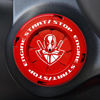 Picture of Tybasthe Rotary Push Start Button Cover, Deadpool Car Accessories Engine Start Stop Button Cover, Car Stickers Interior Decor, Motorcycle Ignition Key Switch Cover, Red
