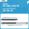 Picture of FILFom C1610176 14 Inch Gas Struts Shocks for Camper Shell Door 35Lb/156N, Gas Prop Spring Lift Support for Truck Tool Box Lid Leer Cap are Top Rear Window Canopy Topper Door