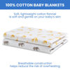 Picture of Delta Children 100% Cotton Flannel Baby Receiving Blankets for Girls and Boys - 30x30 Inches (Pack of 2), Safari Friends