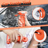 Picture of SENSEN Car Window Breaker Seatbelt Cutter, Emergency Escape Tool to Break Glass, Safety Hammer, 3-in-1, Orange