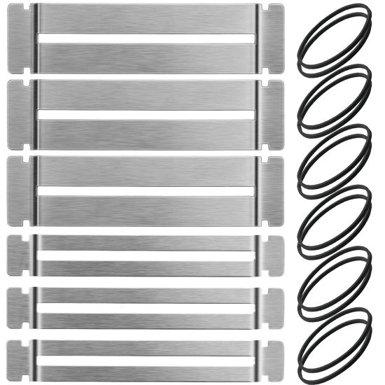 Picture of Boao 3 Sets Guitar Fret Protector Fingerboard Guards Stainless Steel Fretboard Protector Bass Guitar Fret Guards for Dressing and Polishing Frets Guitar Tool Luthier Tool Fret Polishing Kit