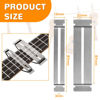 Picture of Boao 3 Sets Guitar Fret Protector Fingerboard Guards Stainless Steel Fretboard Protector Bass Guitar Fret Guards for Dressing and Polishing Frets Guitar Tool Luthier Tool Fret Polishing Kit