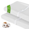 Picture of Cotton Changing Pad Cover White 2 Pack for Boys Girls, Changing Table Pad Cover Unisex Cradle Sheet Soft and Breathable 16" x 32" for Standard Baby Changing Pads, White
