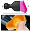 Picture of Blilo 2PCS Car Interior Detailing Brush with Dust Cover, Auto Soft Hair Cleaning Brushes, Scratch Free Curved Dirt Collectors, for Vehicle Dashboard Air Conditioner Vents Leather (Deep Purple/2PCS)
