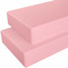 Picture of NTBAY 2 Pack 100% Brushed Microfiber Fitted Crib Sheet, Super Soft and Cozy 28x52 Crib Sheet for Standard Crib and Toddler Mattresses, Boys, Girls, Unisex, Pink, 28x52 Inches