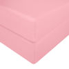 Picture of NTBAY 2 Pack 100% Brushed Microfiber Fitted Crib Sheet, Super Soft and Cozy 28x52 Crib Sheet for Standard Crib and Toddler Mattresses, Boys, Girls, Unisex, Pink, 28x52 Inches
