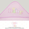 Picture of Spasilk Bath Hooded Towels & Washcloths Set for Babies, 23-Piece Gift Set, Pink