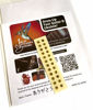 Picture of Inlay Sticker Fret Markers for Guitars & Bass - 1/8" Small Side Marker Dots - Ocher